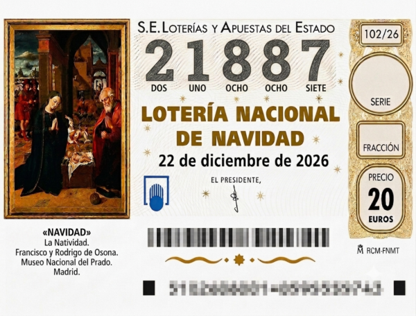 LOTERIAS NAVIDAD 21887  Para comprar Lotería póngase en contacto con nosotros a través de teléfono 617924813 o de WhatsApp.