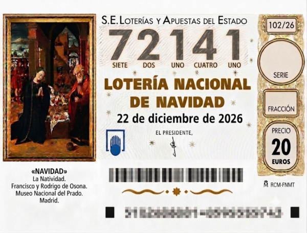 LOTERIAS NAVIDAD 72141    Para comprar Lotería póngase en contacto con nosotros a través de teléfono 617924813 o de WhatsApp..