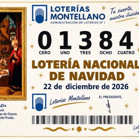 Décimo Lotería de Navidad 2026 – Nº 01384