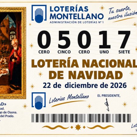 Décimo Lotería de Navidad 2026 – Nº 05017