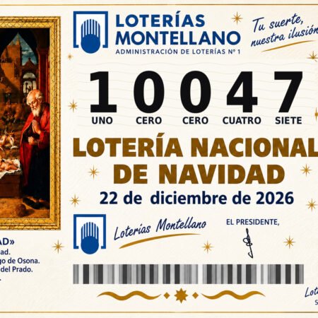 Décimo Lotería de Navidad 2026 – Nº 10047