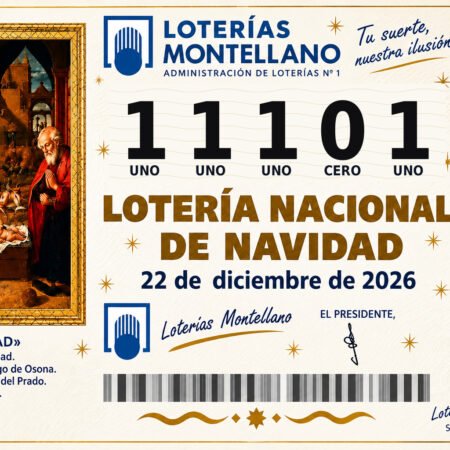 Décimo Lotería de Navidad 2026 – Nº 11101