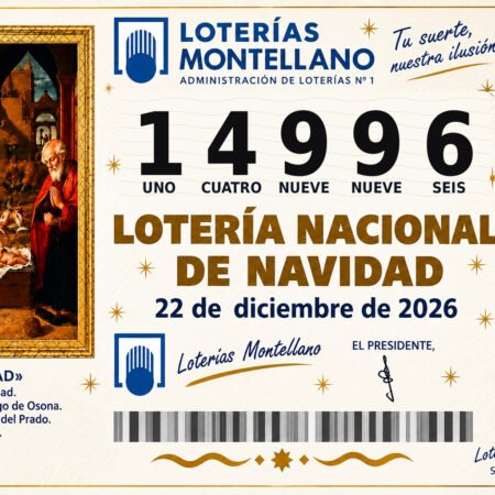 Décimo Lotería de Navidad 2026 – Nº 14996