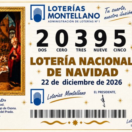 Décimo Lotería de Navidad 2026 – Nº 20395