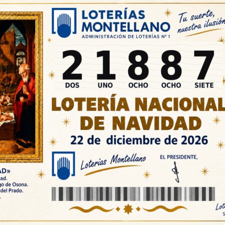 Décimo Lotería de Navidad 2026 – Nº 21887