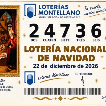 Décimo Lotería de Navidad 2026 – Nº 24736