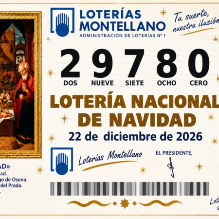 Décimo Lotería de Navidad 2026 – Nº 29780