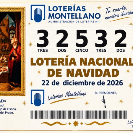 Décimo Lotería de Navidad 2026 – Nº 32532