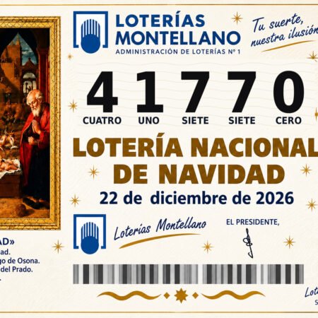 Décimo Lotería de Navidad 2026 – Nº 41770