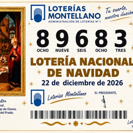 Décimo Lotería de Navidad 2026 – Nº 89683
