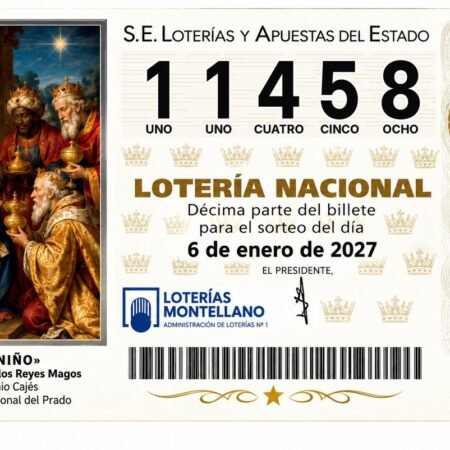 Décimo Lotería del Niño 2027 - Nº 11458