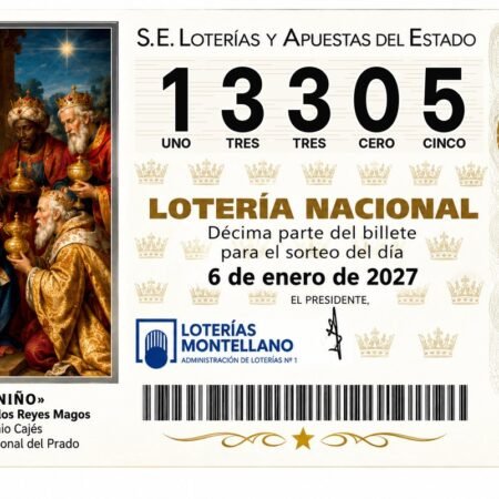 Décimo Lotería del Niño 2027 - Nº 13305
