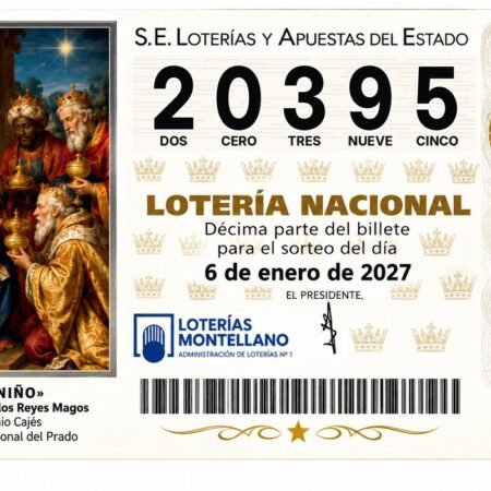 Décimo Lotería del Niño 2027 - Nº 20395
