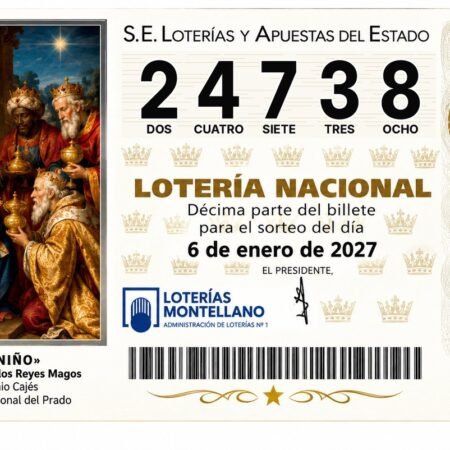 Décimo Lotería del Niño 2027 - Nº 24738