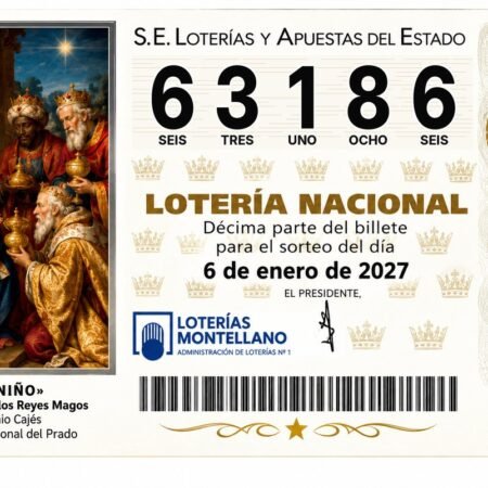 Décimo Lotería del Niño 2027 - Nº 63186