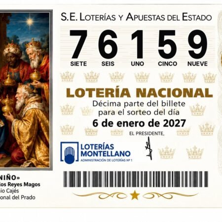 Décimo Lotería del Niño 2027 - Nº 76159