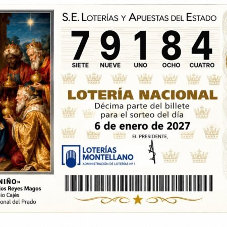 Décimo Lotería del Niño 2027 - Nº 79184