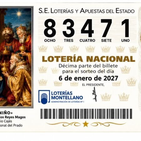 Décimo Lotería del Niño 2027 - Nº 83471