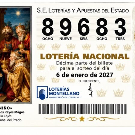 Décimo Lotería del Niño 2027 - Nº 89683